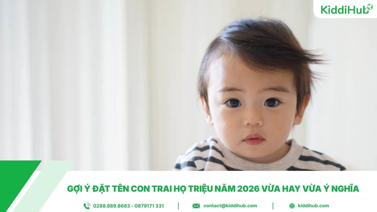 Đặt Tên Con Trai Họ Triệu Năm 2026: 150+ Gợi Ý Hay, Ý Nghĩa Và Hợp Xu Hướng