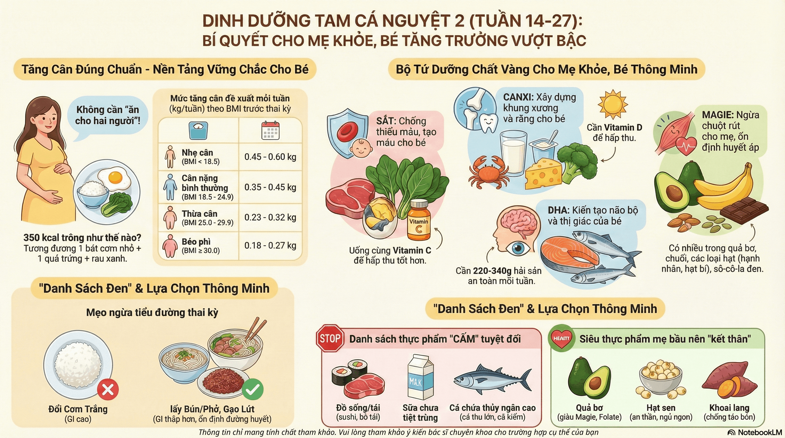 Tiểu Đường Thai Kỳ: Ăn Gì, Kiêng Gì Để Kiểm Soát Đường Huyết An Toàn?