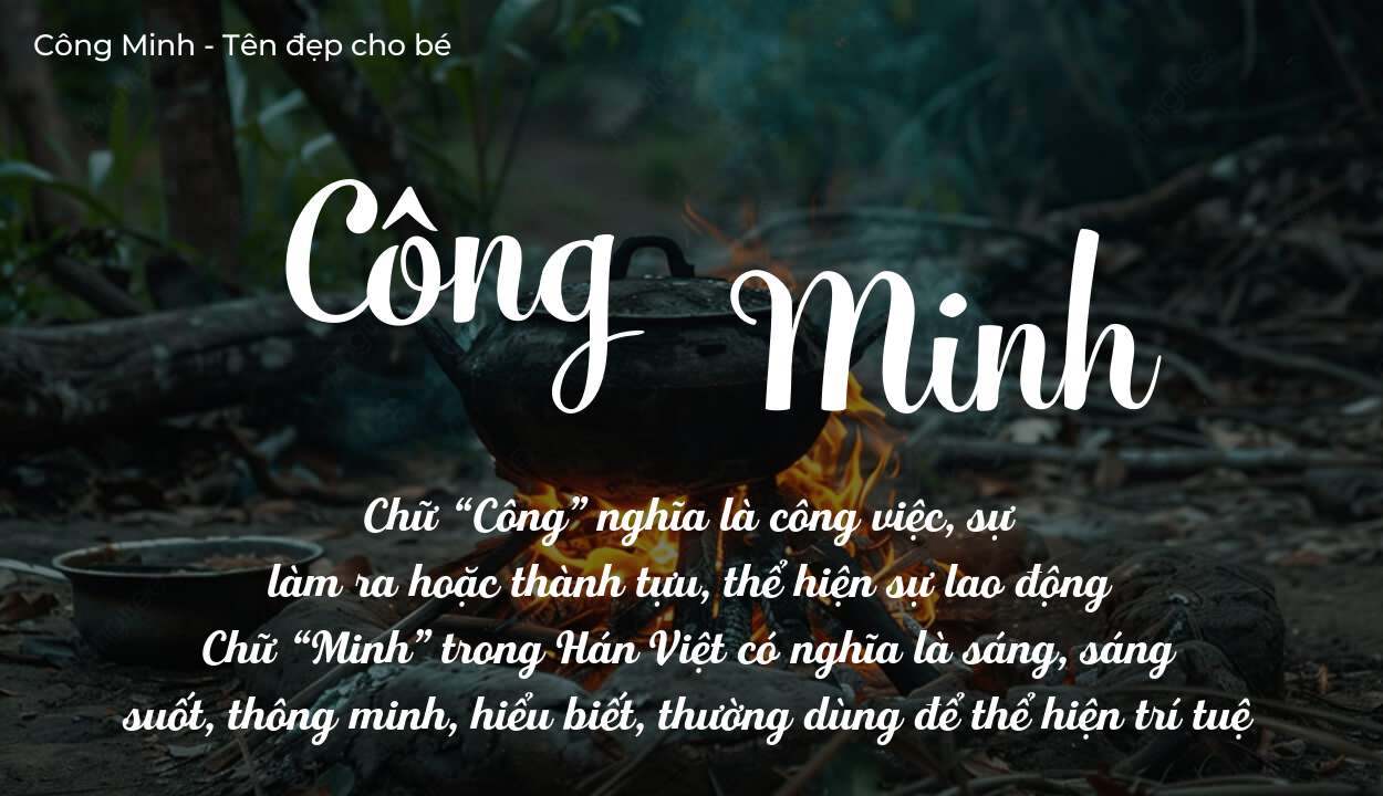 Ý nghĩa tên Công Minh trong phong thủy đặt tên con – Gửi gắm điều gì?